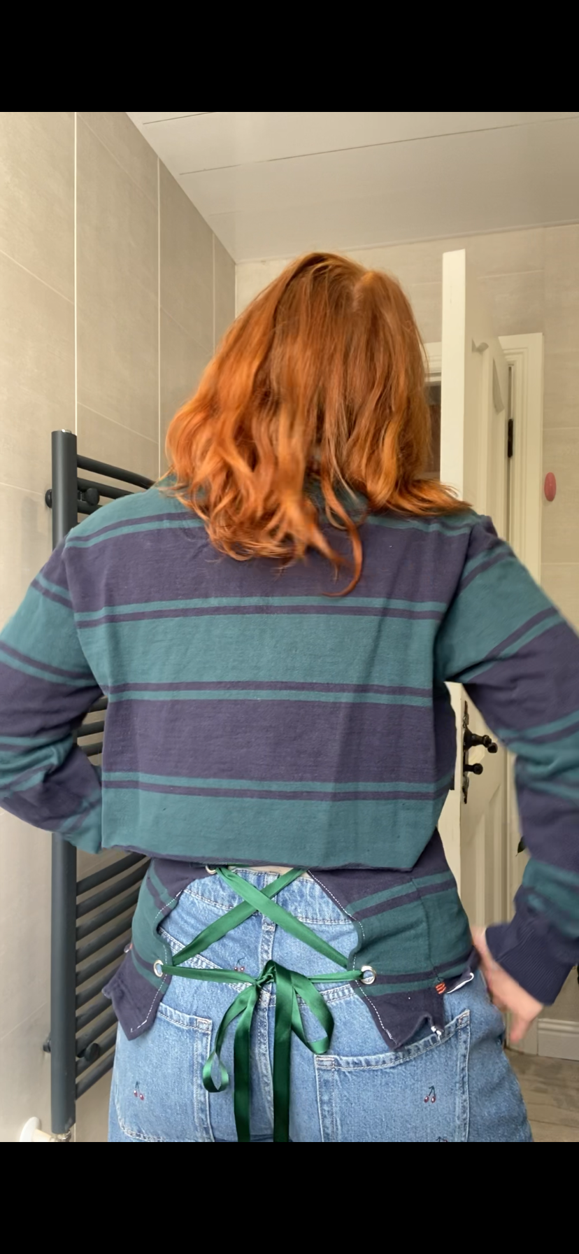 Corset style rugby top