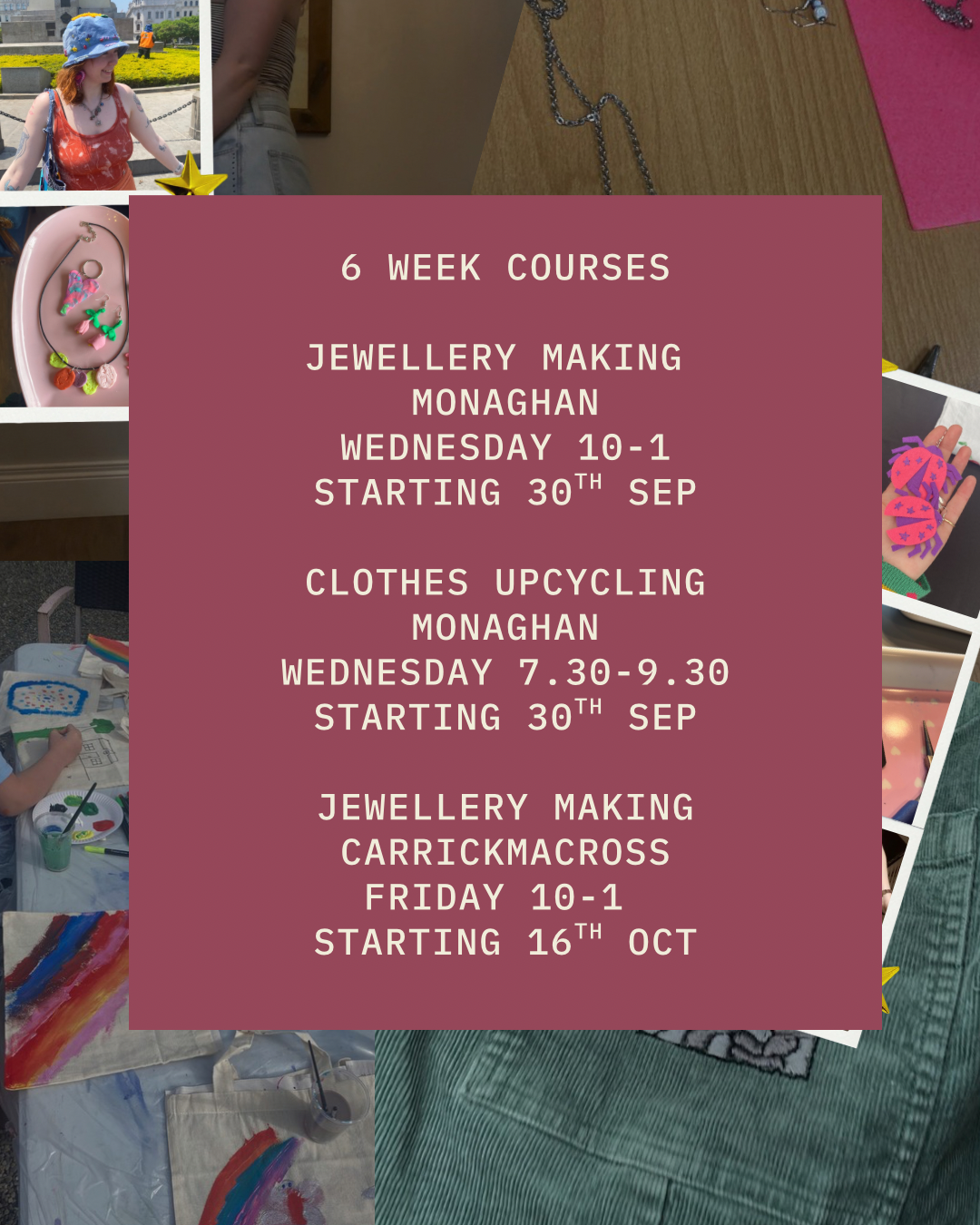 Jewellery making Course Friday morning Carrickmacross