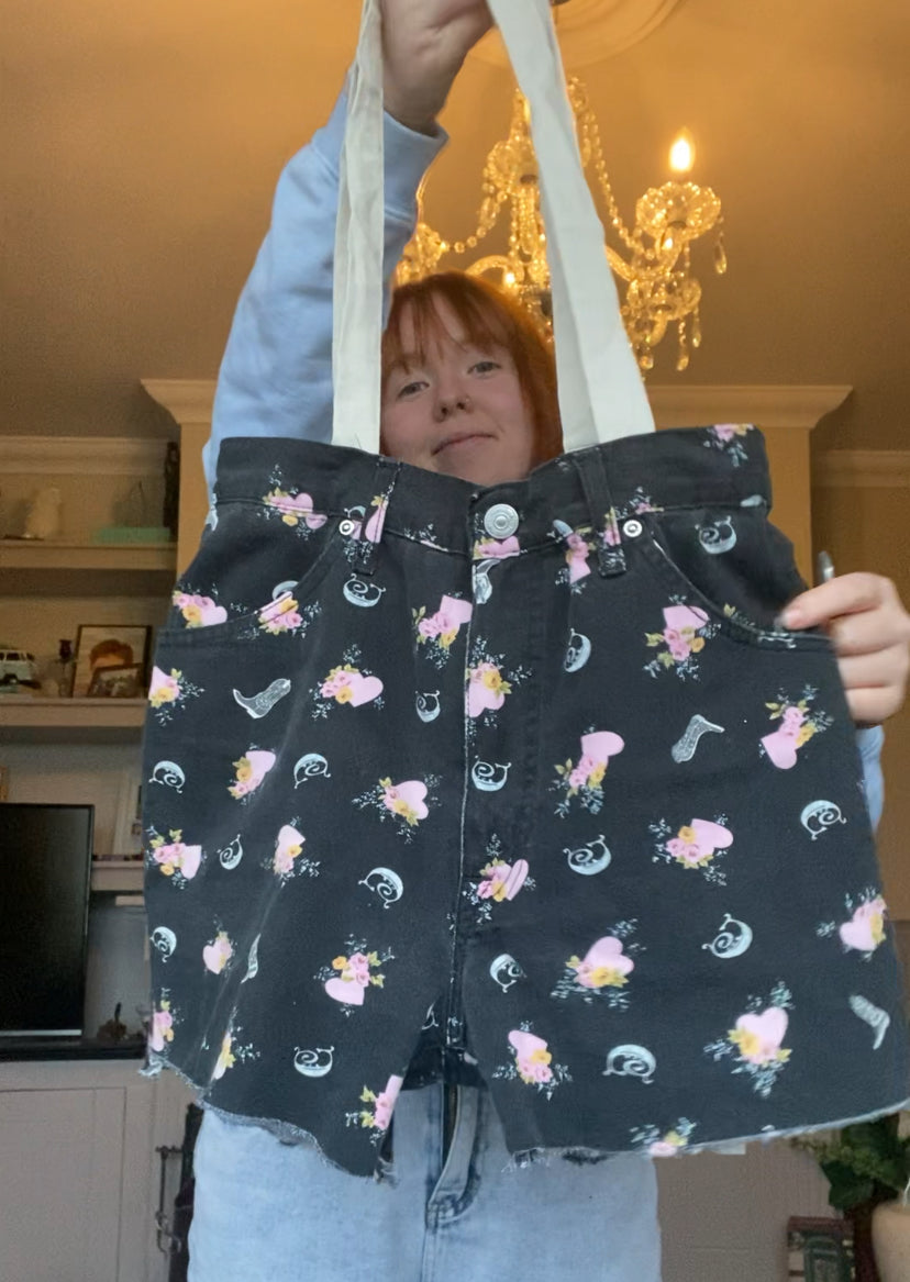 Cowboy Boots Jorts Tote Bag