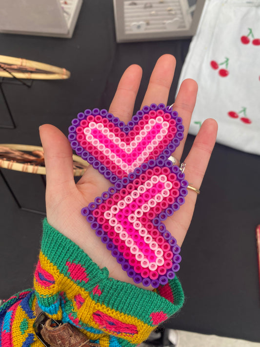 Melty Beads Heart Earrings