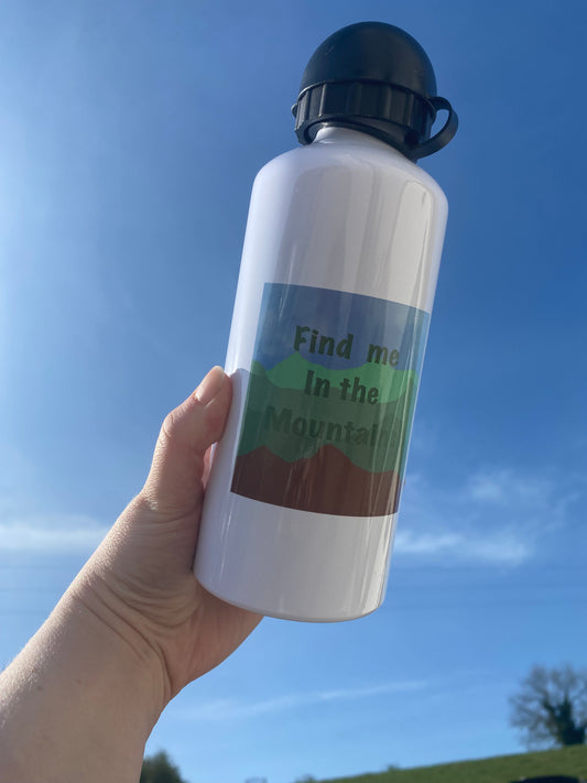 Water bottle with custom art
