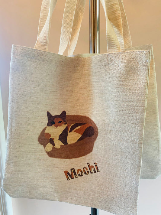 Pet Portrait Tote Bag