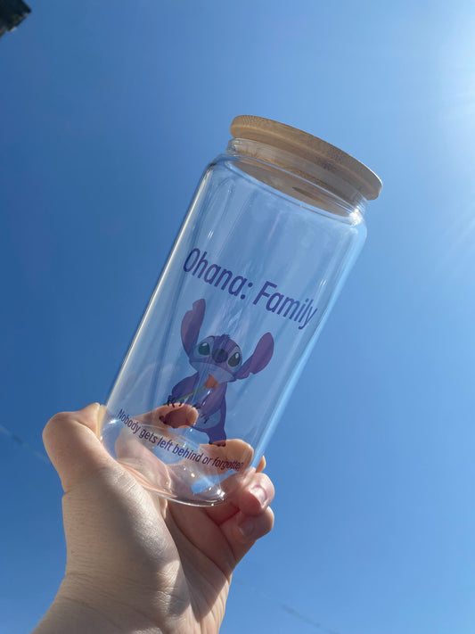 Ohana Glass Tumbler