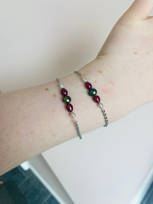 Multicolour Pearl Bracelet