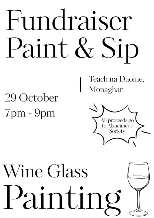 Alzheimer’s Society Paint & Sip