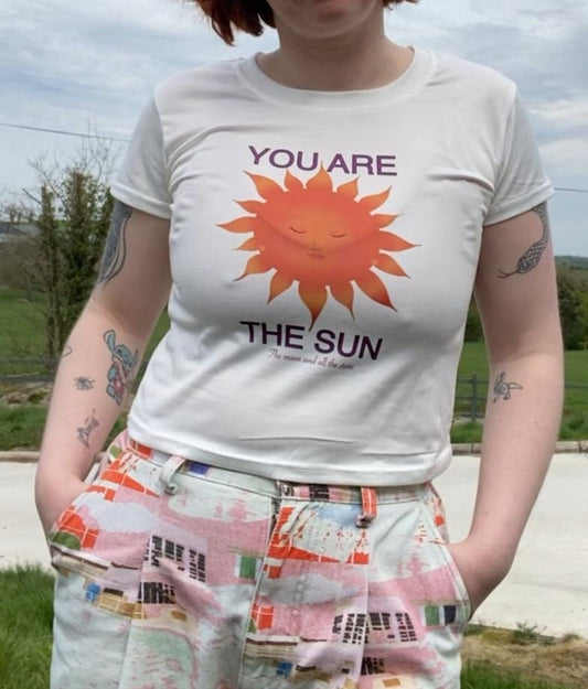 You Are The Sun crop top