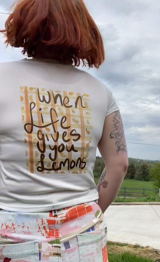 When Life Gives You Lemons Crop Top