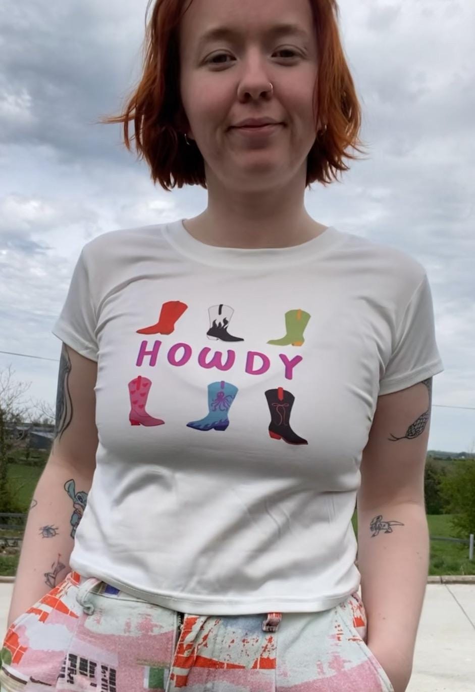 Howdy Crop Top