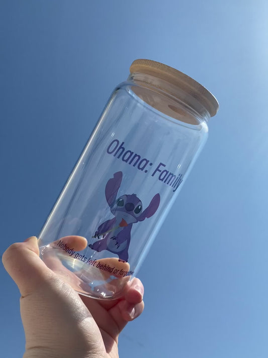 Ohana Glass Tumbler